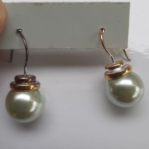 Faux Pearl Earrings w purchase